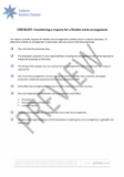 Checklist: Considering a Request for a Flexible Work Arrangement