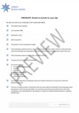 Checklist: Details to Include in a Pay Slip
